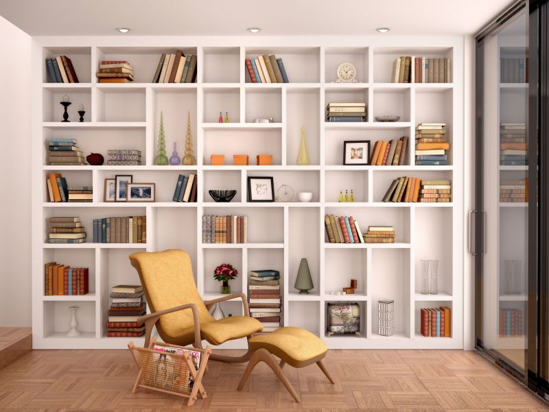 Built In Bookcase Installation in Raleigh, NC