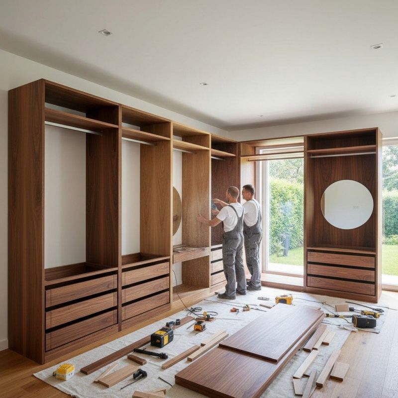 Built In Desk Installation in Raleigh, NC